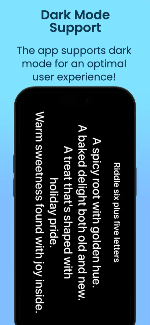 WordFusion iPhone - Dark Mode